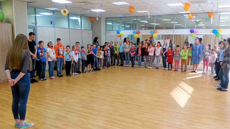 Закрытие смены Олипм в лагере Крылья